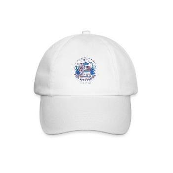 Fische sind Freunde - Baseballkappe - Weiß/Weiß - Vorne