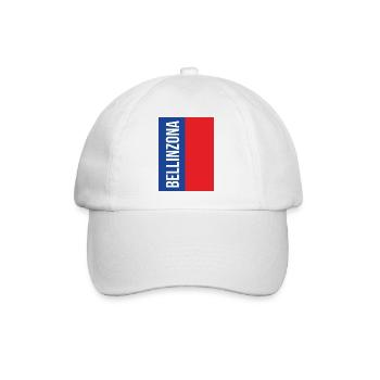 Bellinzona Souvenir  - Baseballkappe - Weiß/Weiß - Vorne