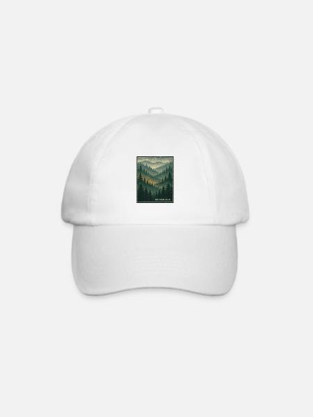 WHISPERING NATURE - Baseballkappe - Weiß/Weiß
