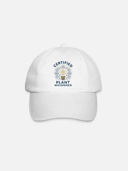 Pflanzenflüsterer - Baseballkappe - Weiß/Weiß