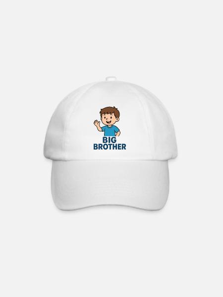 Big Brother Cartoon Wave Tee - Baseballkappe - Weiß/Weiß