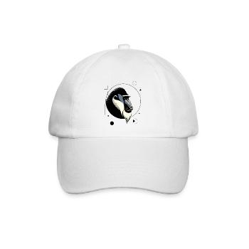 Mandrill - Baseballkappe - Weiß/Weiß - Vorne