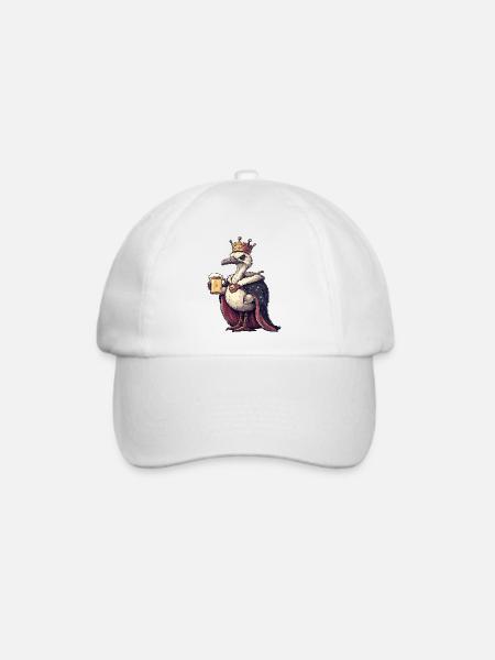 Strauß Bier König - Baseballkappe - Weiß/Weiß