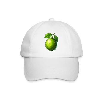 Limette - Baseballkappe - Weiß/Weiß - Vorne