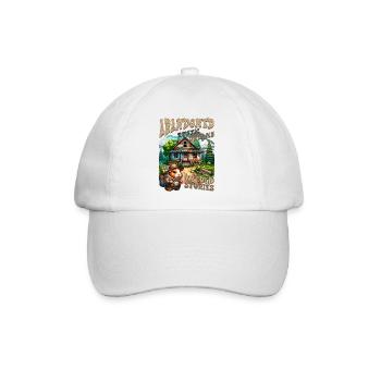 Unerzählte Geschichten: Rustikale Hütte - Baseballkappe - Weiß/Weiß - Vorne