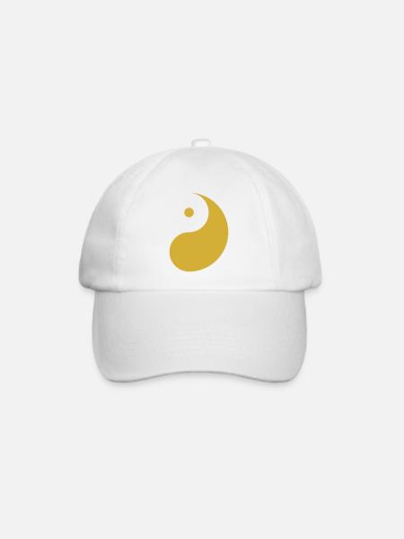 Yang Gold - Baseballkappe - Weiß/Weiß
