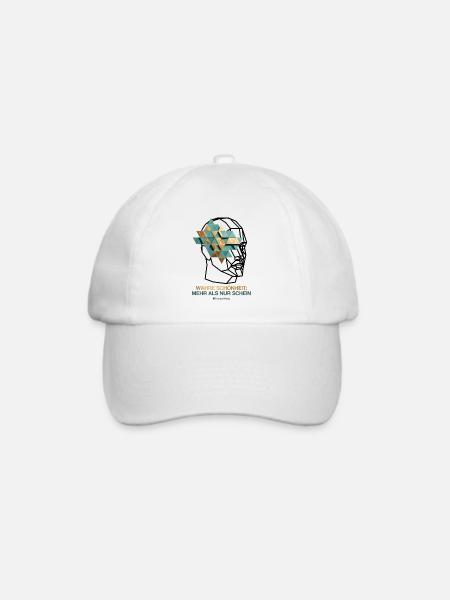 Wahre Schönheit - Baseballkappe - Weiß/Weiß