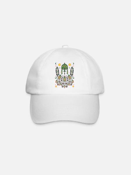 Juwelen von Kabylien - Baseballkappe - Weiß/Weiß