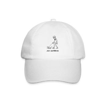 exe ausführen Sys ADMIN Systemadministrator Nerd - Baseballkappe - Weiß/Weiß - Vorne