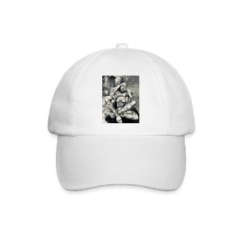 Duo-Körpergeometrie - Baseballkappe - Weiß/Weiß - Vorne