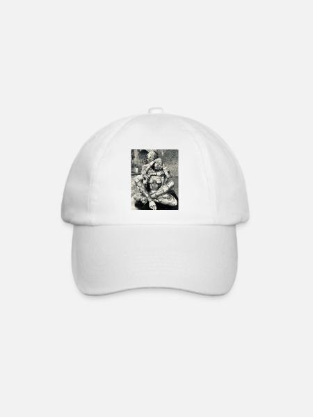Duo-Körpergeometrie - Baseballkappe - Weiß/Weiß