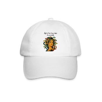 Medusa-Mythologie - Baseballkappe - Weiß/Weiß - Vorne