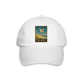 Texel Möwe - Baseballkappe - Weiß/Weiß - Vorne
