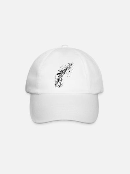 Giraffe - Baseballkappe - Weiß/Weiß