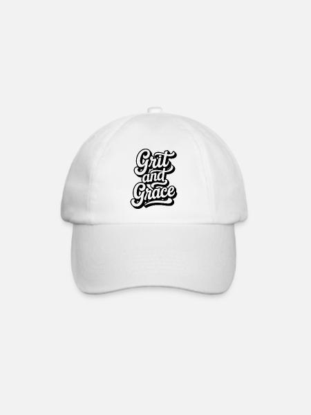 Grit_and_Grace - Baseballkappe - Weiß/Weiß
