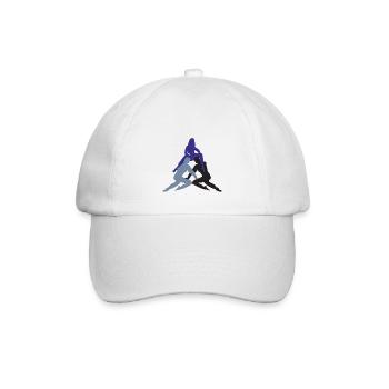 Doppelter Spaß oder doppelter Ärger - Baseballkappe - Weiß/Weiß - Vorne