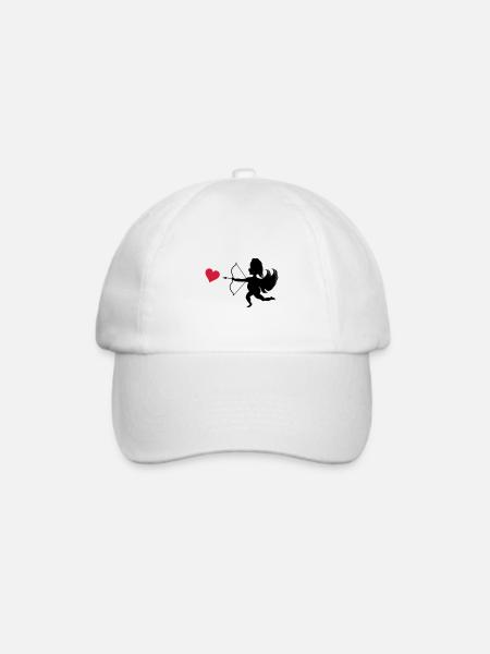 amor engel 02 - Baseballkappe - Weiß/Weiß