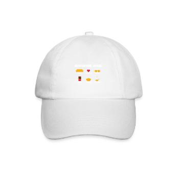 Generation Hygge I Dänischer Lifestyle I Geschenk - Baseballkappe - Weiß/Weiß - Vorne