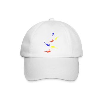 Pfanne Kochen - Baseballkappe - Weiß/Weiß - Vorne