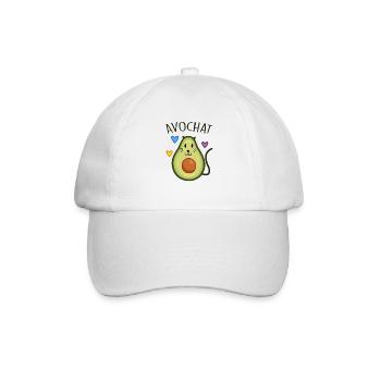Avochat - Baseballkappe - Weiß/Weiß - Vorne