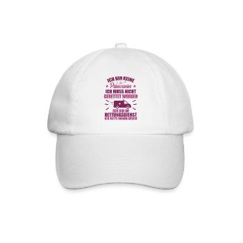 Frauensanitäterin Sanitäterin - Baseballkappe - Weiß/Weiß - Vorne