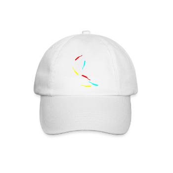 Pfanne Icon - Baseballkappe - Weiß/Weiß - Vorne