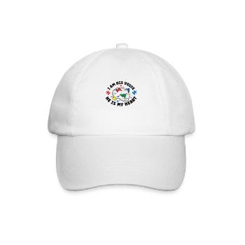 Autism Awareness Autism Disease Autistic Gift - Baseballkappe - Weiß/Weiß - Vorne