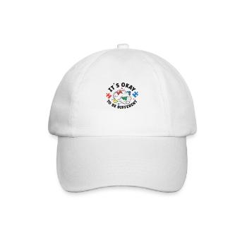 Autism Awareness Autism Disease Autistic Gift - Baseballkappe - Weiß/Weiß - Vorne
