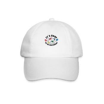 Autism Awareness Autism Disease Autistic Gift - Baseballkappe - Weiß/Weiß - Vorne