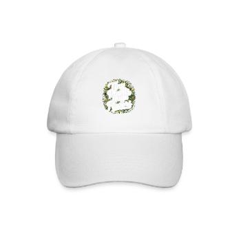 Vegane Landwirtschaft, Anbau Von Sprossen Und - Baseballkappe - Weiß/Weiß - Vorne