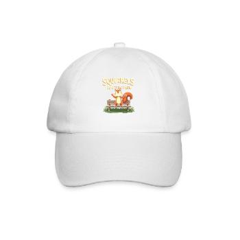 Eichhörnchenbeobachtung Enthusiast Wildlife - Baseballkappe - Weiß/Weiß - Vorne