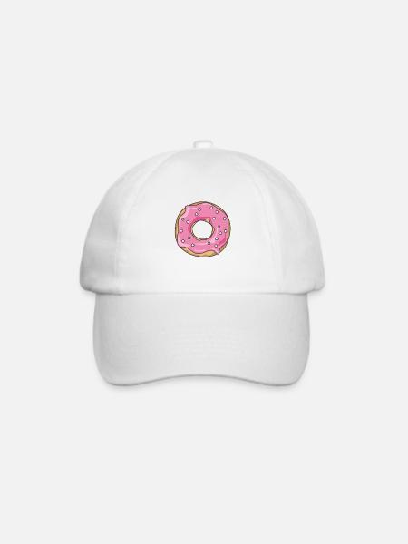 Donut - Baseballkappe - Weiß/Weiß