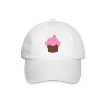 muffin - Baseballkappe - Weiß/Weiß - Vorne