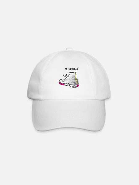 Sneakhead - Baseballkappe - Weiß/Weiß