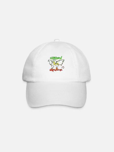 Weltbürger - Baseballkappe - Weiß/Weiß