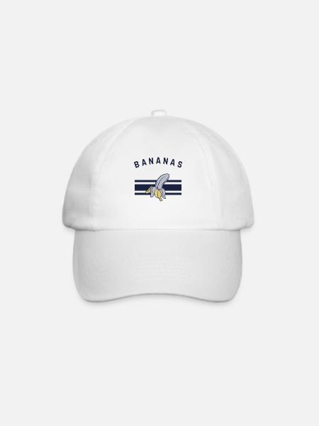 Bananas - Baseballkappe - Weiß/Weiß