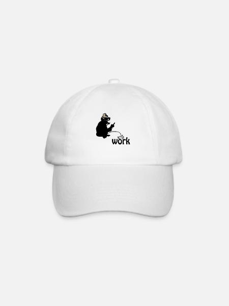 rentner - Baseballkappe - Weiß/Weiß