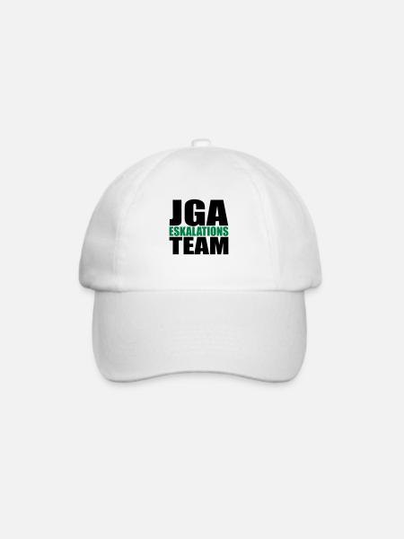 JGA Eskalation Junggesellen-Abschied Fun - Baseballkappe - Weiß/Weiß