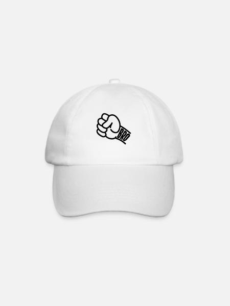 Bro - Baseballkappe - Weiß/Weiß