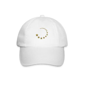 Stars - Baseballkappe - Weiß/Weiß - Vorne