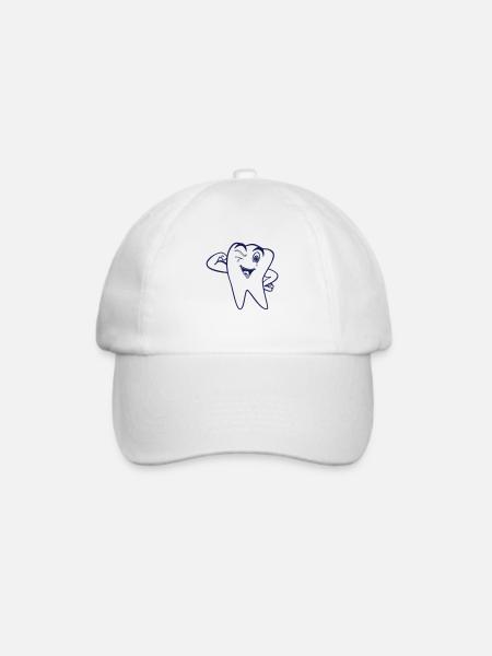 Zahn Kraft Sport - Baseballkappe - Weiß/Weiß