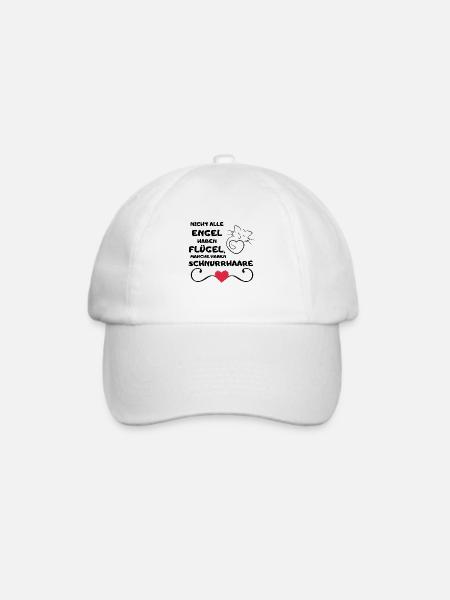 Schnuckibaby Lustige Sprüche Katze Engel Flügel - Baseballkappe - Weiß/Weiß