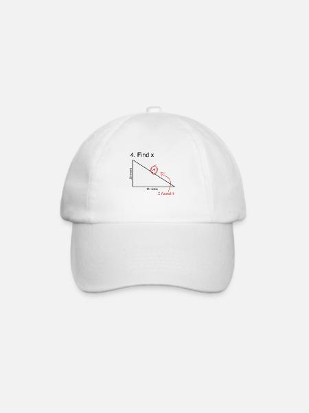 Finden Sie das X - Baseballkappe - Weiß/Weiß