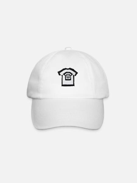 Hypnose Shirt - Baseballkappe - Weiß/Weiß