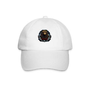 Dem Land Tirol die Treue! Tirol Design - Baseballkappe - Weiß/Weiß - Vorne
