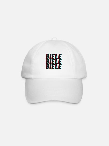 BIELE BIELE BIELE - Endlaser Edition - Baseballkappe - Weiß/Weiß