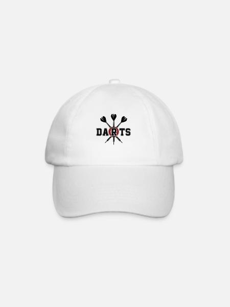 darts - Baseballkappe - Weiß/Weiß