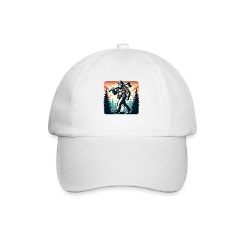 Holzfäller Forstwirt Bigfoot - Baseballkappe - Weiß/Weiß - Vorne