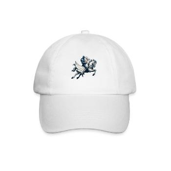 Blauer Prinz - Baseballkappe - Weiß/Weiß - Vorne