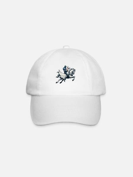Blauer Prinz - Baseballkappe - Weiß/Weiß